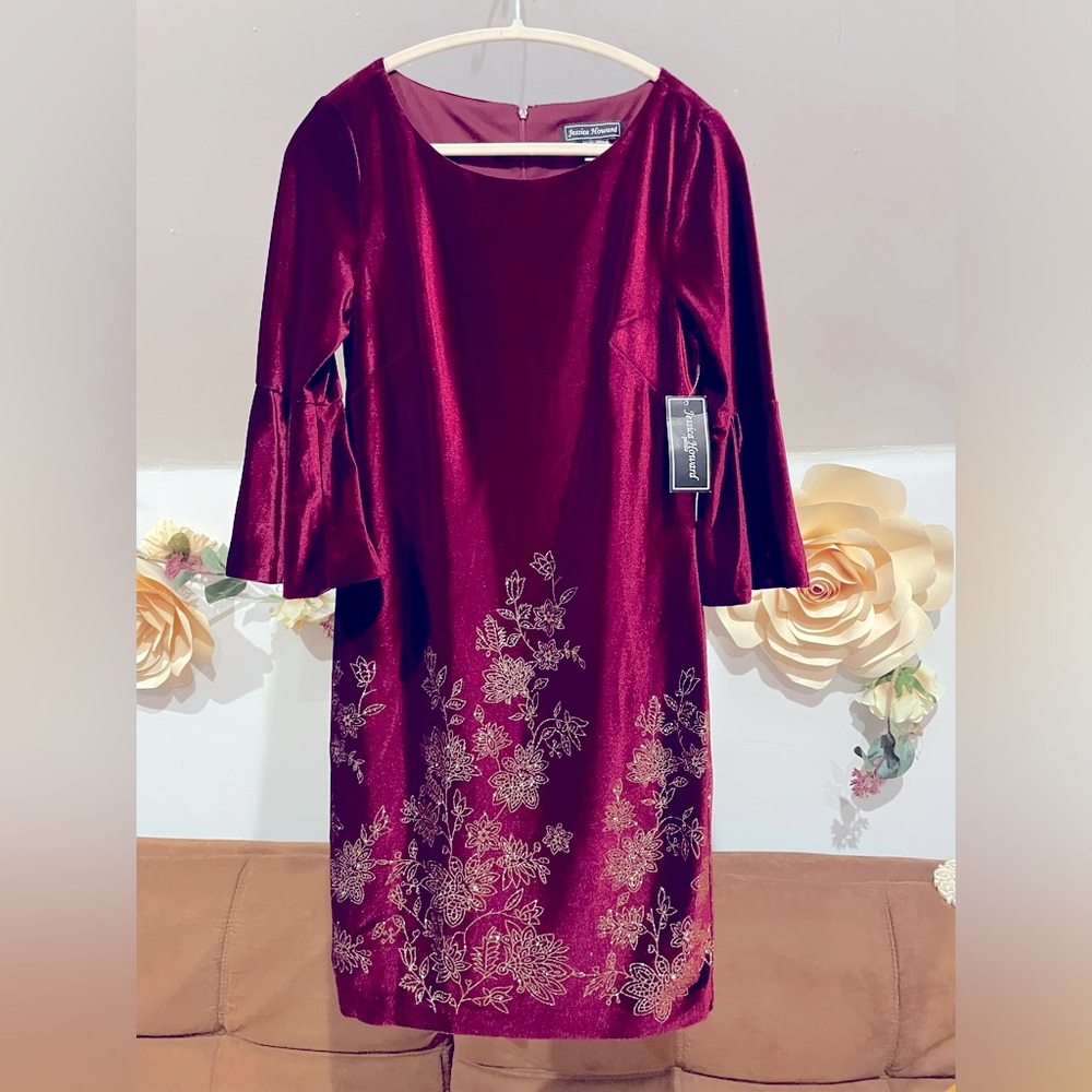 Sumptuous Burgundy Velvet Dress